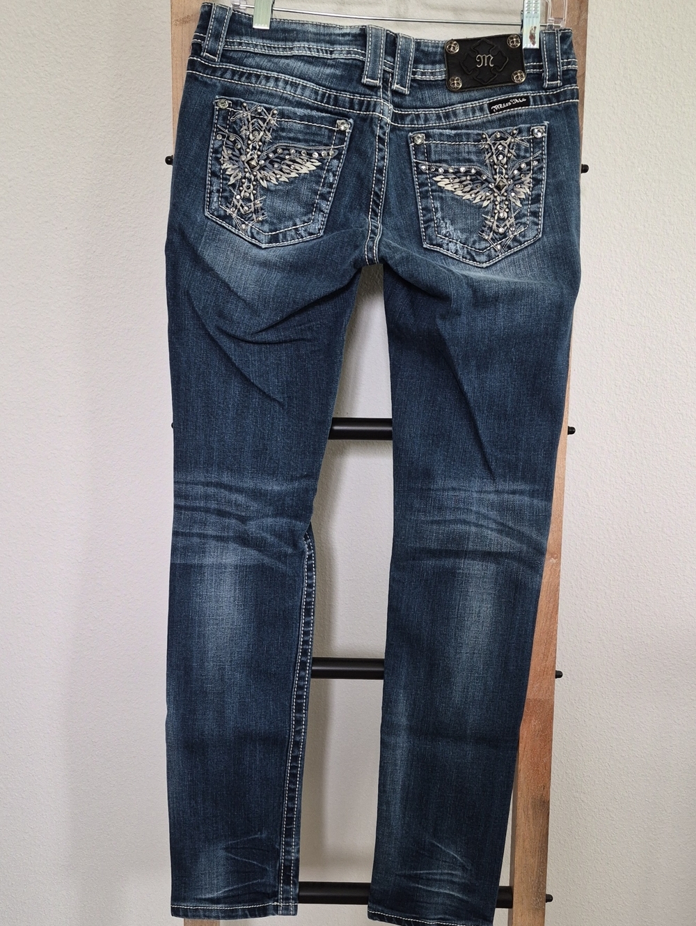 Miss Me Dark Blue Skinny Jeans